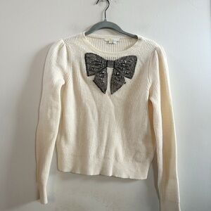 Boden‎ bow embellished sweater 6
